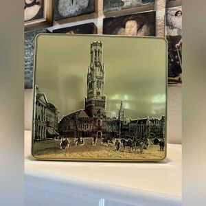 Vintage Brugge Bruges Belgium Storage  Metal Box‎